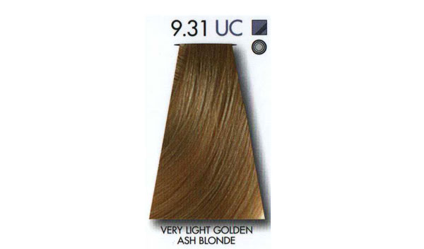   very light golden ash blonde 9.31  KEUNE