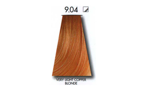   Very light copper blonde 9.04  KEUNE