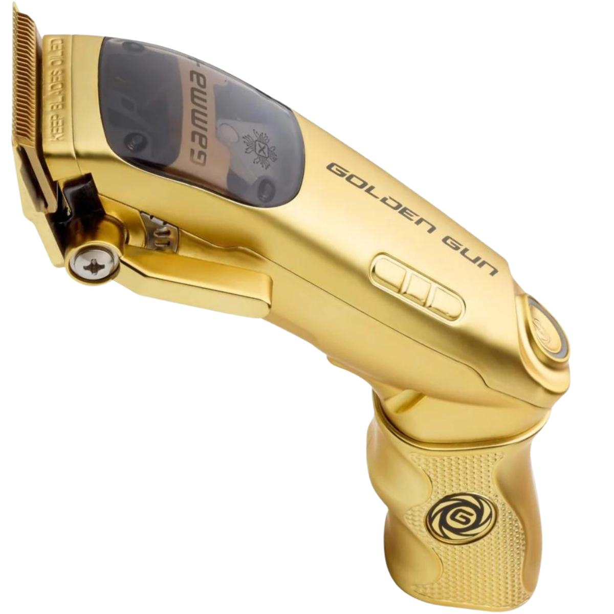 מכונת תספורת GOLDEN GUN מהדורה מוגבלת בעיצוב מרהיב GAMMA PIU גאמה פיו