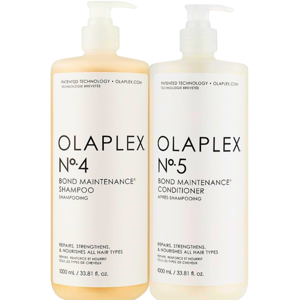 סט טיפוח לשיער שמפו + מרכך 1,000 מ"ל אולפלקס OLAPLEX