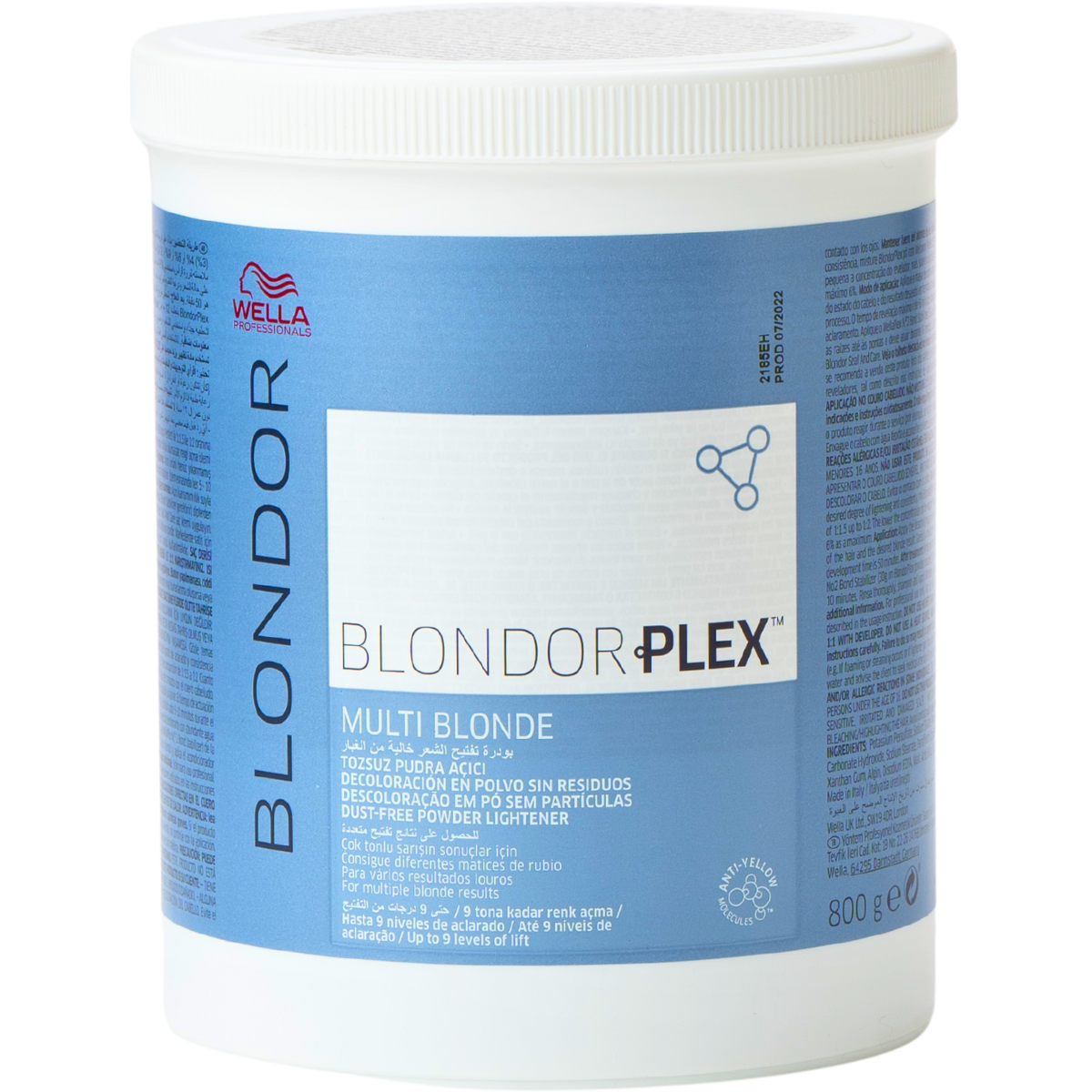 אבקה להבהרת שיער BLONDOR PLEX בלונדור פלקס 800 גר` וולה