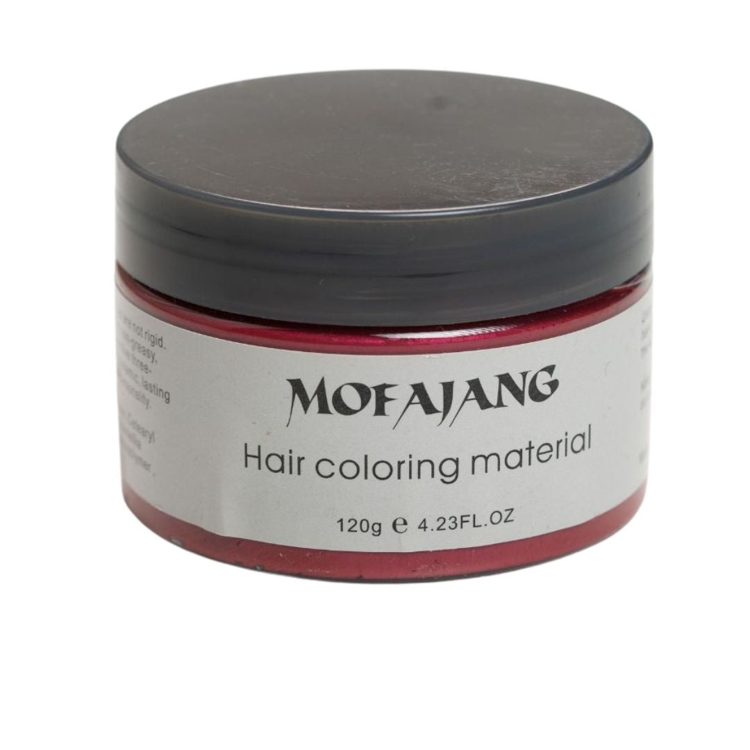 ווקס צבע לשיער MOFAJANG מגיע בצבע כחול, סגול או אדום 120 מ"ל