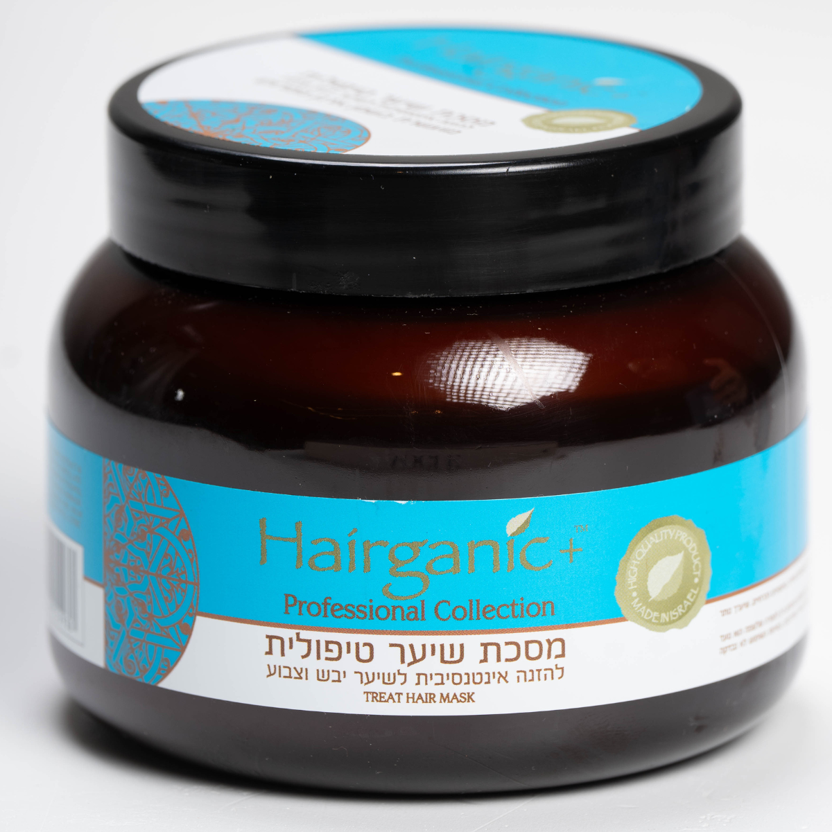 מסכה לשיער - מסכת שיער טיפולית Hairganic מועשר בשמן ארגן ממרוקו טופגאניק 500 מ"ל מאת טופגניק TOPGANIC | | אידיאלית ל- טופגניק ללא מלחים מסכה לשיער | מושלמת ל- {{ product_use_case }}