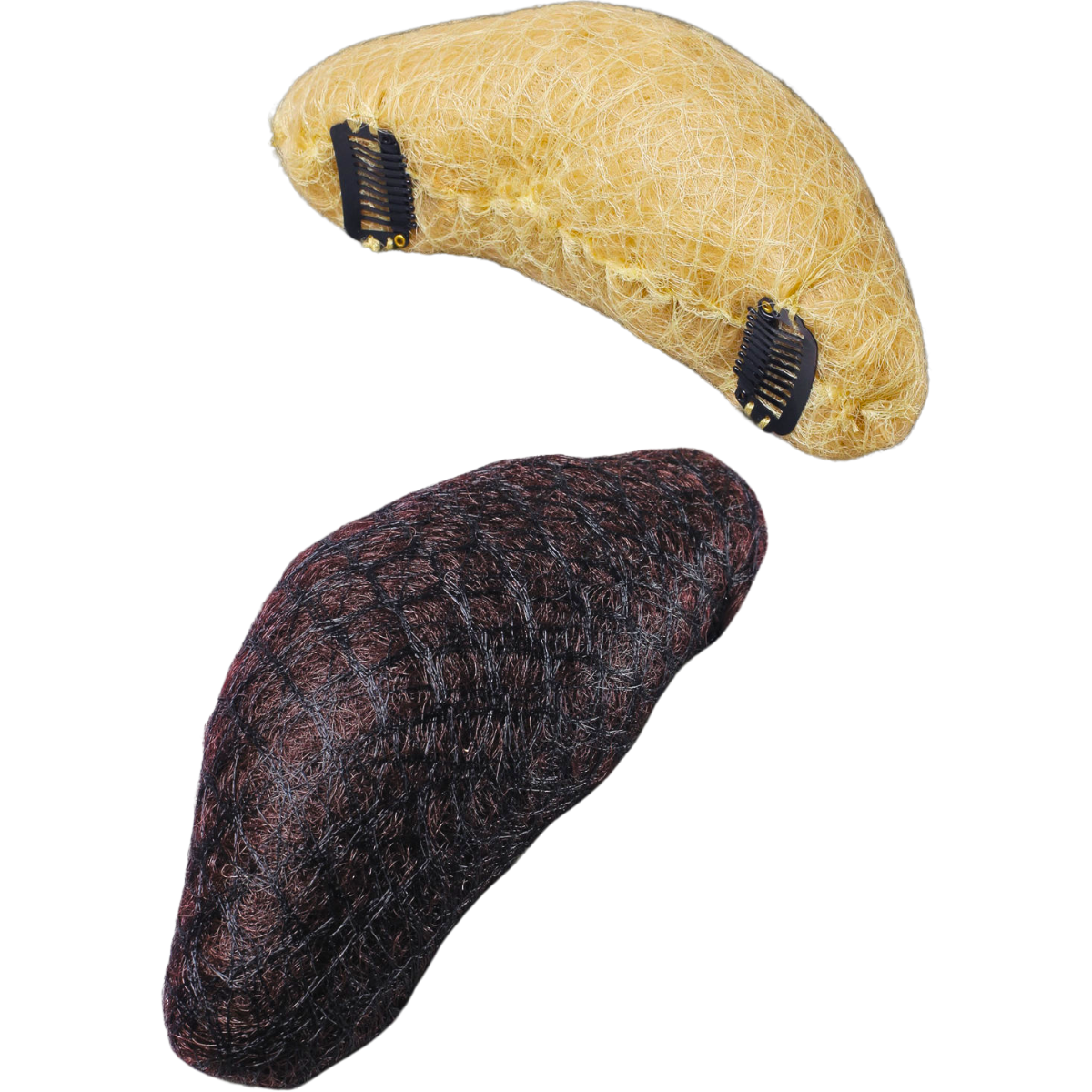 בננה עם 2 קליפסים- צבע חום