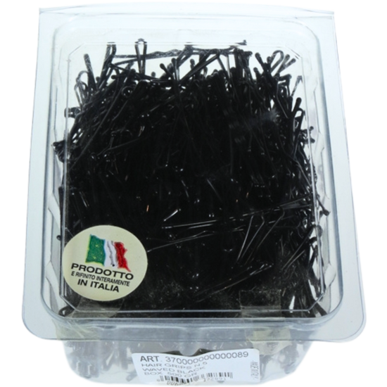 סיכות ראש שחורות איכותיות לעיצוב השיער חזקות במיוחד 500 גר` תוצרת איטליה