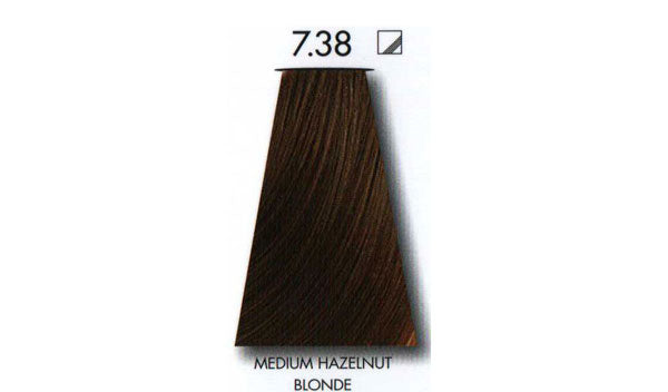 צבע שיער Medium hazelnut blonde 7.38 קיון KEUNE