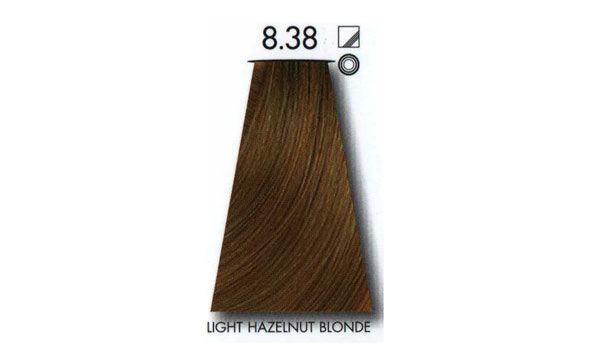 צבע שיער Light hazelnut blonde 8.38 קיון KEUNE