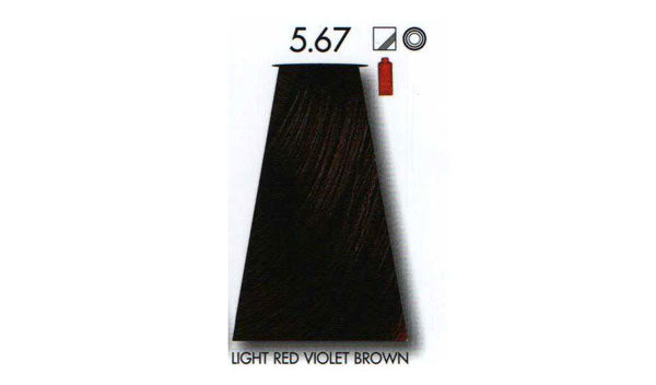 צבע שיער Light red violet brown 5.67 קיון KEUNE