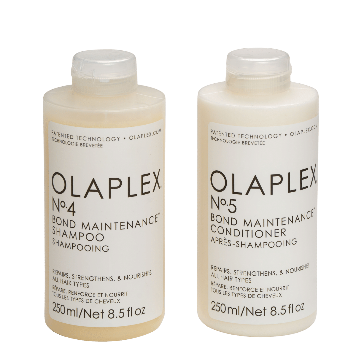 סט טיפוח לשיער שמפו + מרכך OLAPLEX אולפלקס 250 מ"ל