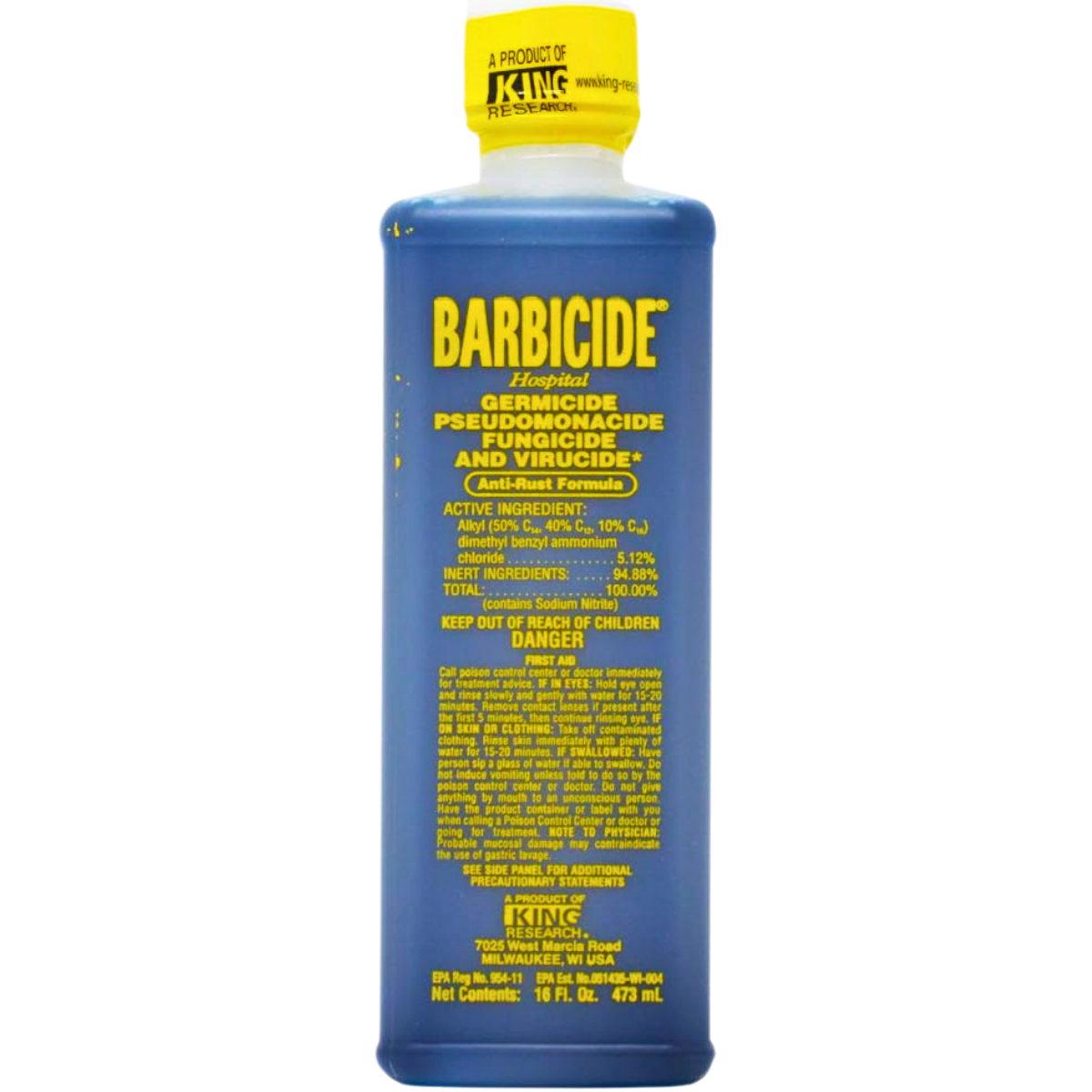 ברביסייד חומר חיטוי 0.5 ליטר BARBICIDE