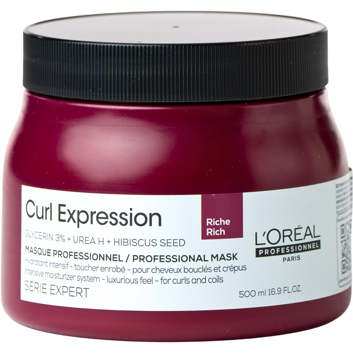 מסכה מקצועית עשירה CURL EXPRESSION לתחושת הזנה ונוחות לשיער בינוני- עבה לוריאל 500 מ"ל
