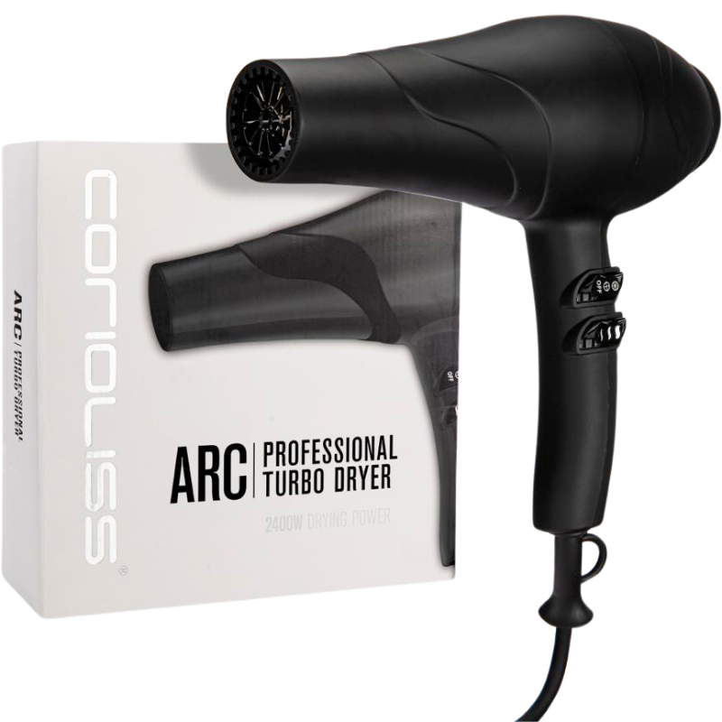 מייבש שיער מקצועי ARC קוריוליס 2400W+סרום במתנה